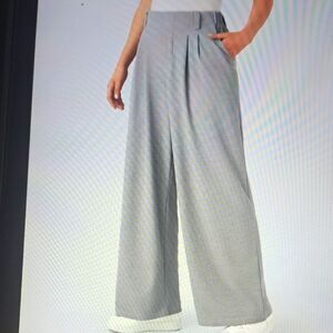 LARGE   HALARA FLEX WIDE LEG WAFFLE PANTS